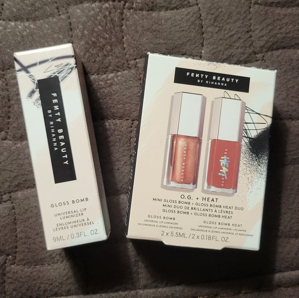 FENTY gloss bomb single and duo